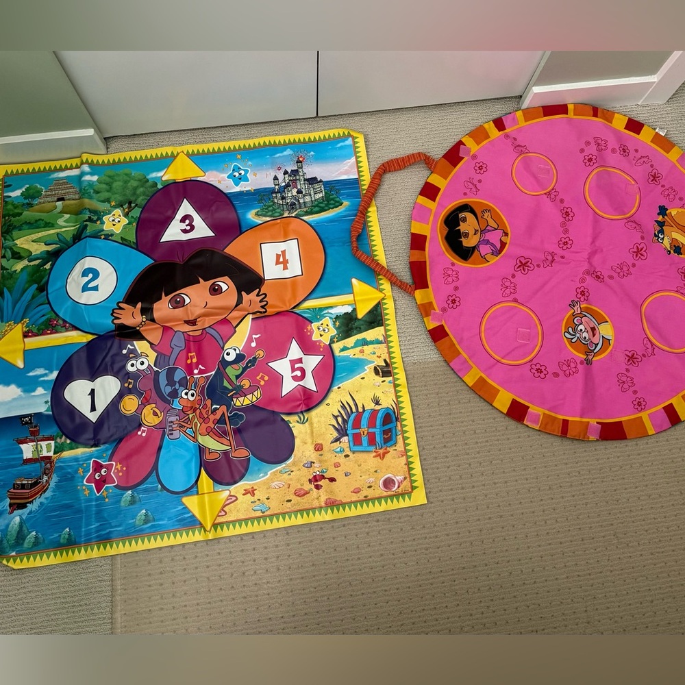 Dora the Explorer Foldable and Washable 2 Piece Play Mat Set